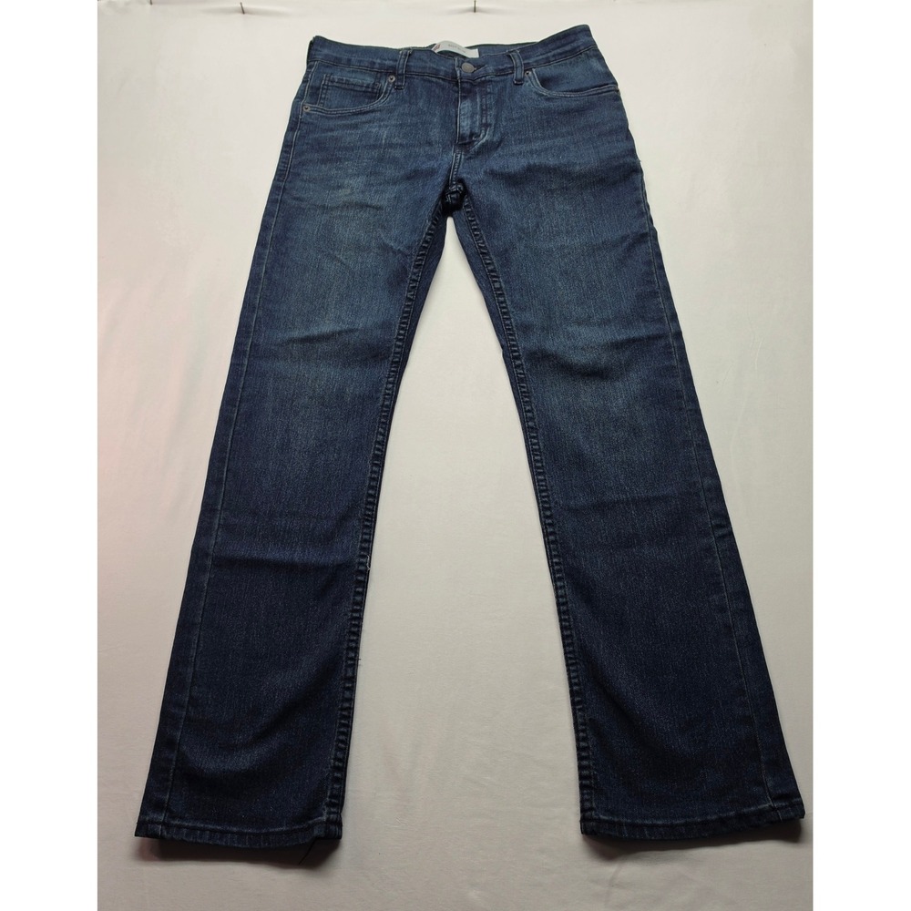 Levis 511 Slim Fit Dark Wash Denim Jeans Mens 28x28 Blue 5 Pocket Casual Pants